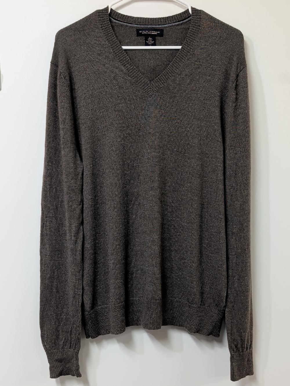 Banana Republic Brown Merino Wool Sweater Size Large